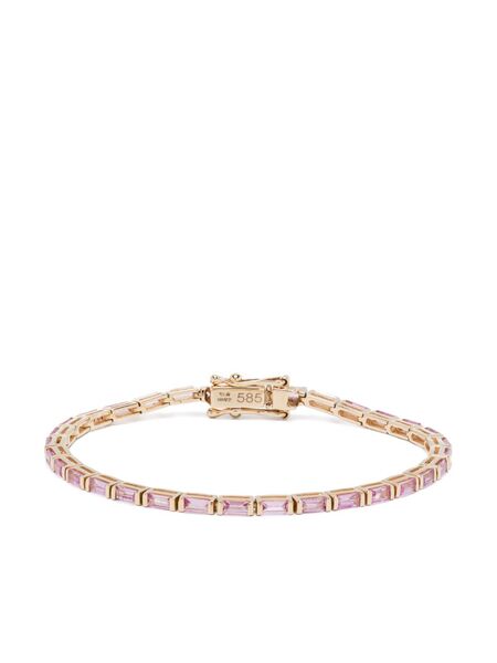  Kolours 14kt Yellow Gold Creo Sapphire Bracelet 