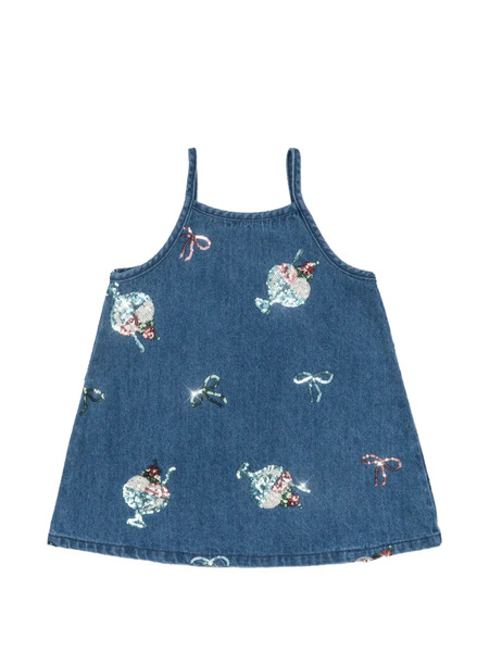  Konges Sløjd A-line Embellished Dress - Blue 