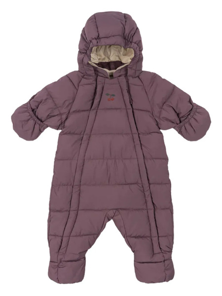  Konges Sløjd Alpi Hooded Quilted Snowsuit - Purple 