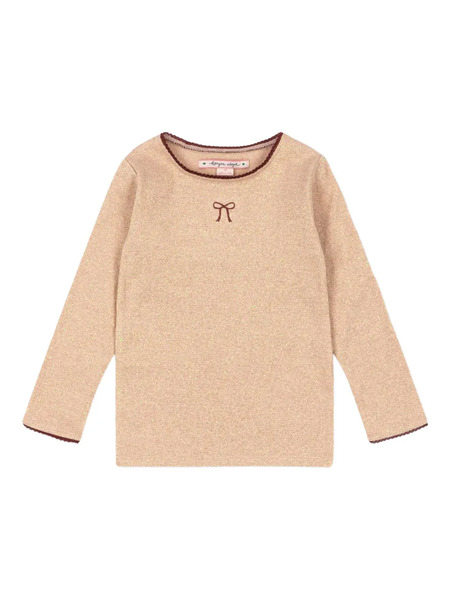  Konges Sløjd Bow-embroidered Sweater - Neutrals 