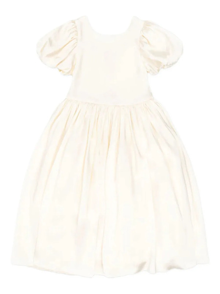  Konges Sløjd Celeste Puff-sleeve Dress - Neutrals 