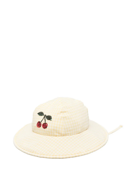  Konges Sløjd Cherry Check Hat - Yellow 