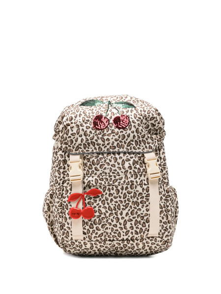  Konges Sløjd Cherry Print Backpack - Neutrals 