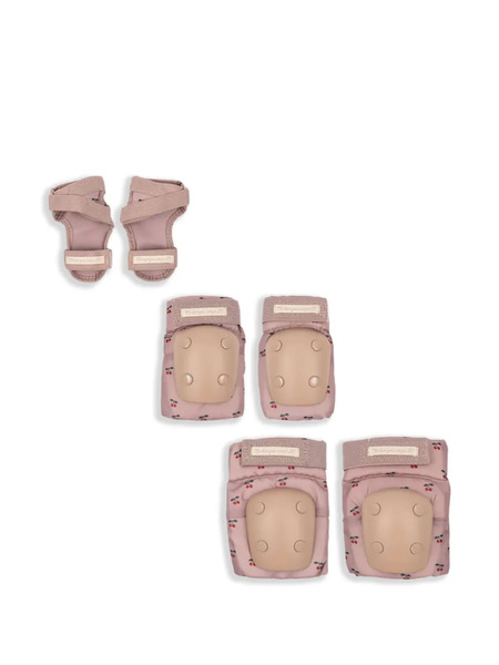  Konges Sløjd Cherry Print Strap Gloves - Pink 