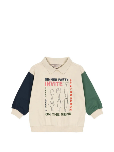  Konges Sløjd Colour-block Polo Shirt - Neutrals 