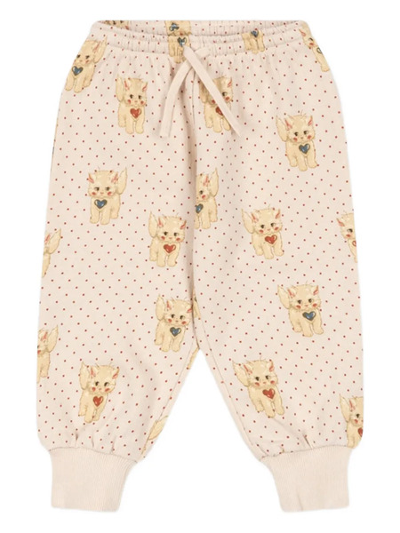  Konges Sløjd Drawstring Polka Dot Trousers - Neutrals 