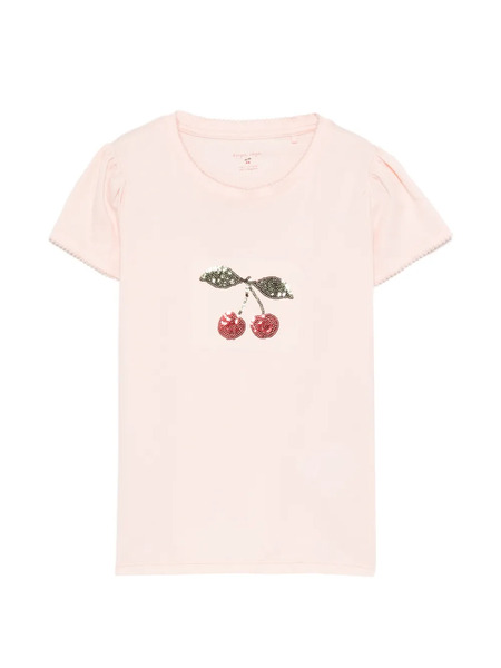  Konges Sløjd Famo Sequin-embellished T-shirt - Pink 