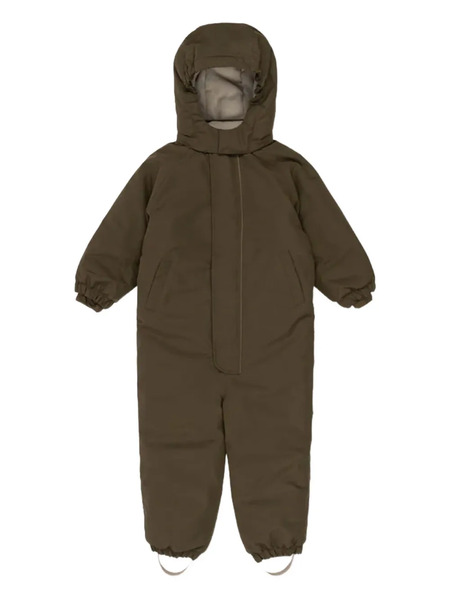  Konges Sløjd Hooded Drawstring Snowsuit - Green 