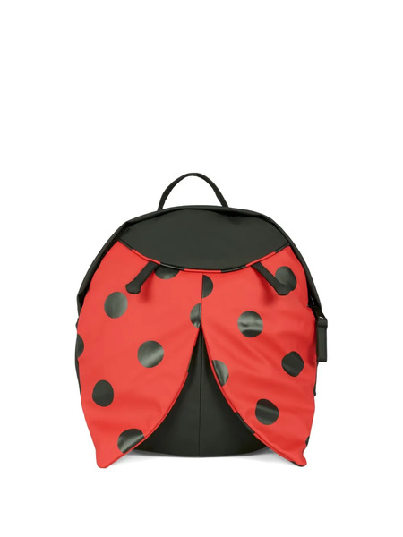  Konges Sløjd Ladybug Polka-dot Backpack - Red 