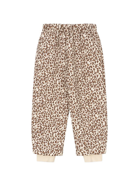  Konges Sløjd Leopard-pattern Trousers - Neutrals 