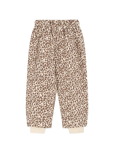  Konges Sløjd Leopard Print Trousers - Neutrals 