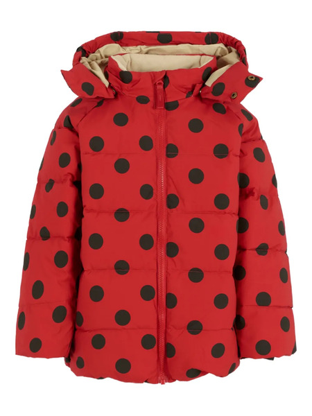  Konges Sløjd Polka-dot Puffer Jacket - Red 