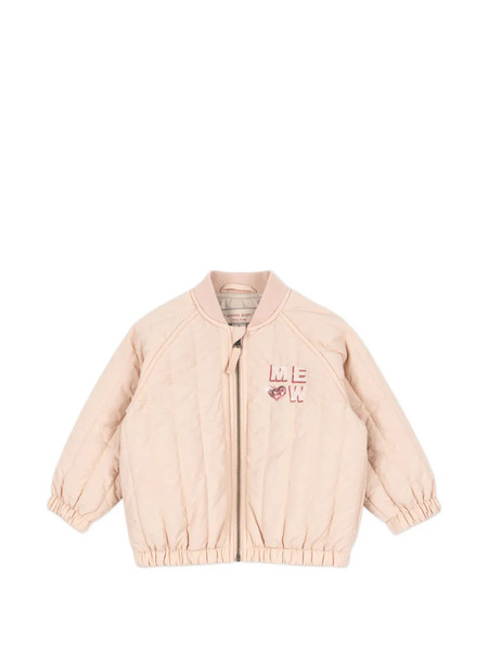  Konges Sløjd Rear-graphic Quilted Jacket - Pink 