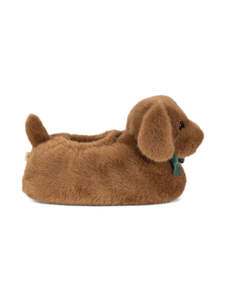  Konges Sløjd Ribbon Dog Slippers - Brown 