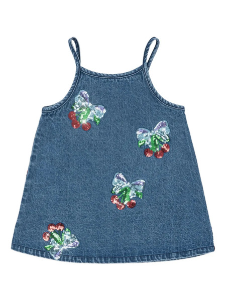  Konges Sløjd Sequin-embellished Mini Dress - Blue 