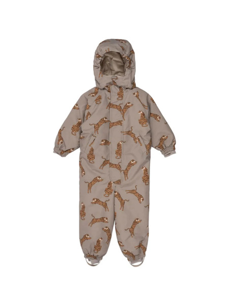  Konges Sløjd Tiger-print Jumpsuit - Grey 