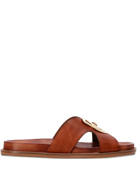  Kotris Sandals Leather Embellished Sandals - Brown 