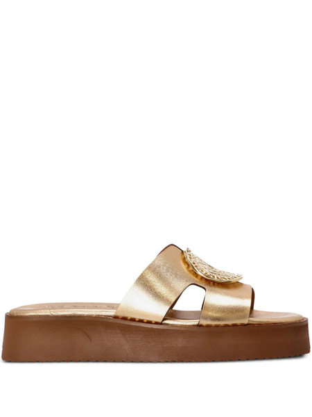  Kotris Sandals Metallic-embellished Platform Sandals - Gold 