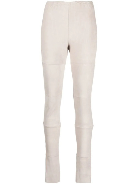  Kristensen Du Nord Panelled Suede Leggings - Neutrals 