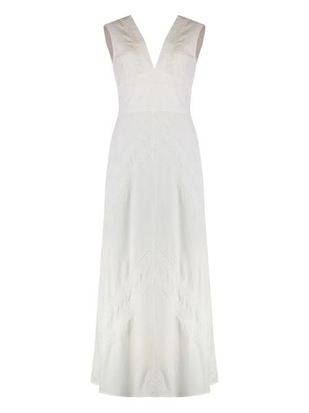  Kristina Ti V-neck Dress - White 