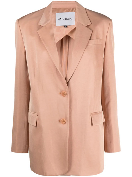  Krizia Single-breasted Blazer - Neutrals 
