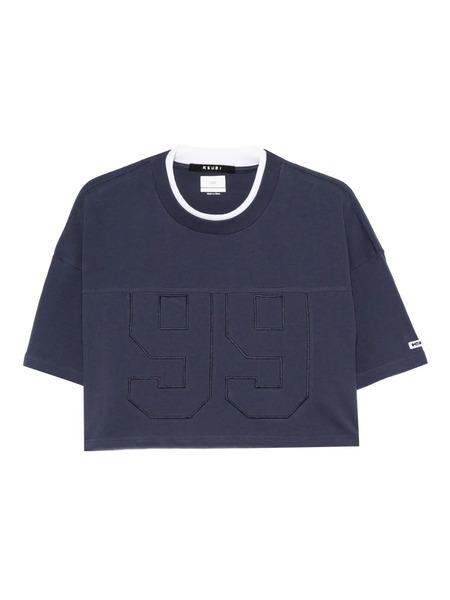  Ksubi 99 Boyfriend Cropped T-shirt - Blue 
