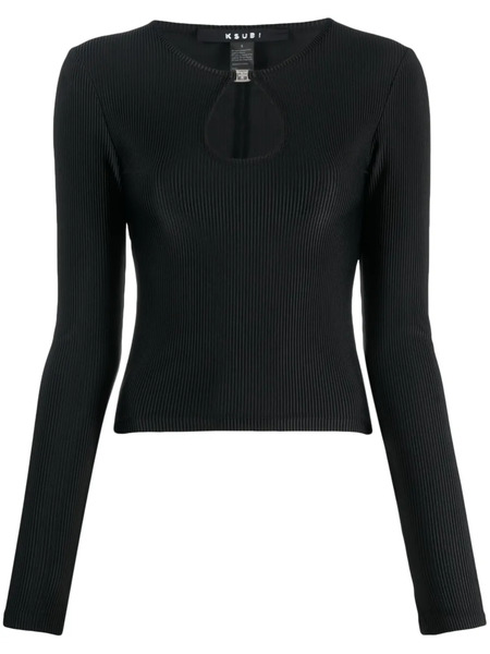  Ksubi Charmed Keyhole Top - Black 