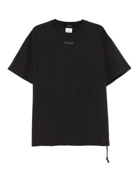  Ksubi Drawstring-hem Cotton T-shirt - Black 