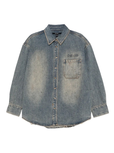  Ksubi Long-sleeve Denim Shirt - Blue 