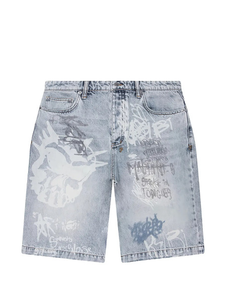  Ksubi Maxx Graffiti Shorts - Blue 