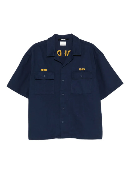  Ksubi Mekanik Short-sleeve Shirt - Blue 