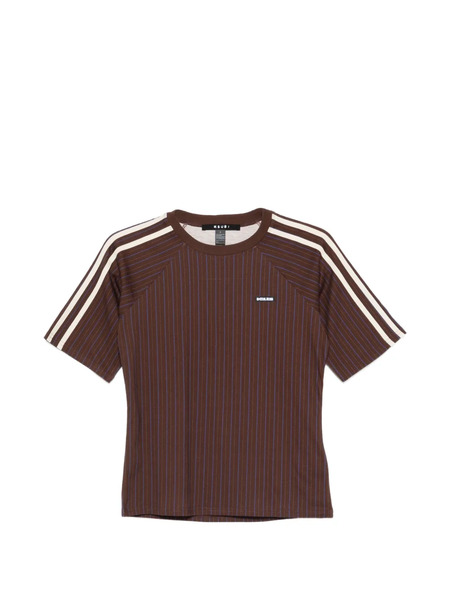 Ksubi Porter Ss Pinstripe T-shirt - Brown 