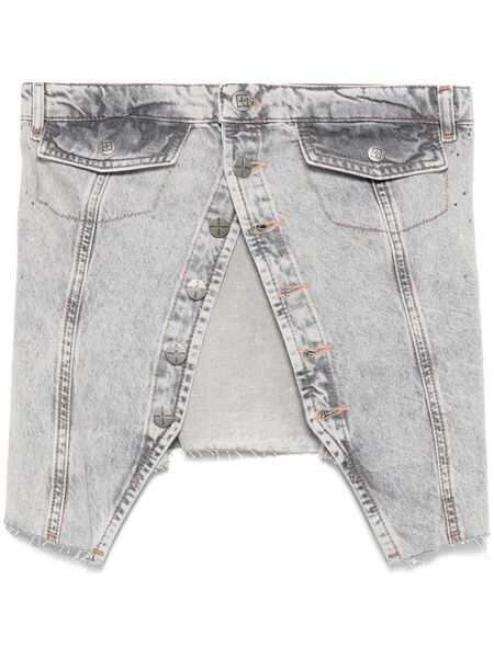  Ksubi Retro Bustier Top - Grey 