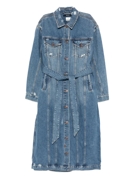  Ksubi Trucker Relik Distressed Coat - Blue 