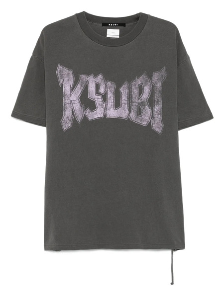  Ksubi World Tour Boyfriend Graphic T-shirt - Grey 