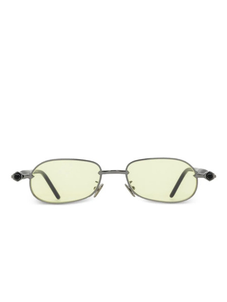  Kuboraum Oval-frame Tinted-lenses Sunglasses - Grey 