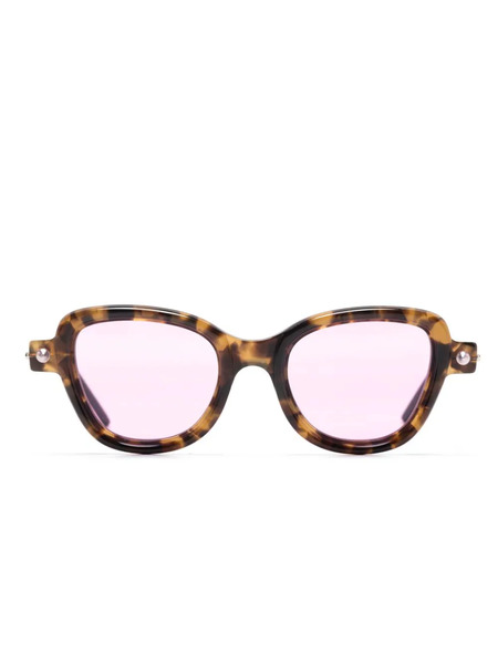  Kuboraum P5 Tortoiseshell-effect Cat-eye Sunglasses - Brown 