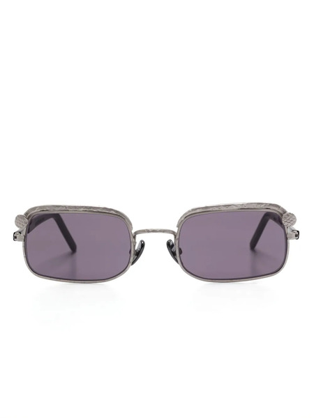  Kuboraum Z4 Rectangle-frame Sunglasses - Grey 