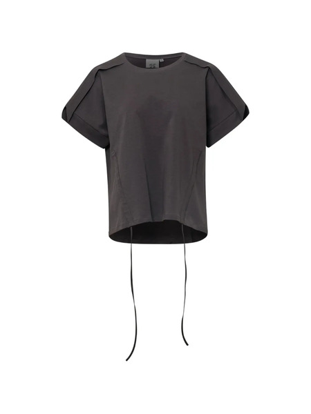  Kumann Yhj Drawstring Detail T-shirt - Grey 