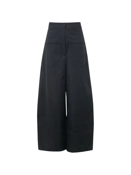  Kumann Yhj High-rise Wide-leg Pants - Black 