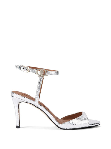  Kurt Geiger London Ankle Strap Sandals - Silver 