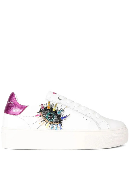  Kurt Geiger London Beaded-eye Sneakers - White 