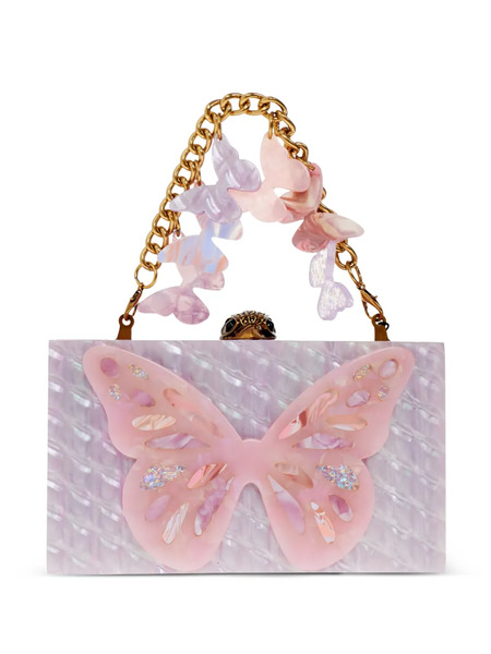  Kurt Geiger London Butterfly-embellishment Mini Bag - Purple 