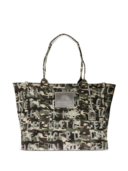 Kurt Geiger London Camouflage-pattern Tote Bag - Green 