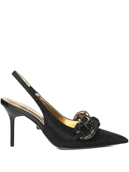  Kurt Geiger London Chain Embellished Heeled Pumps - Black 
