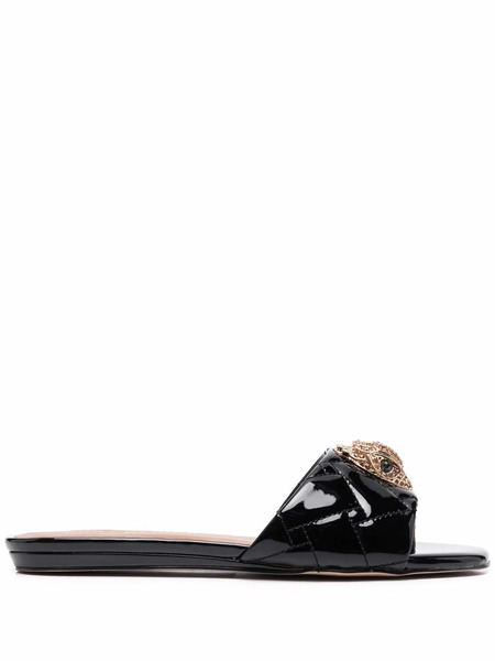  Kurt Geiger London Crystal-embellished Sandals - Black 
