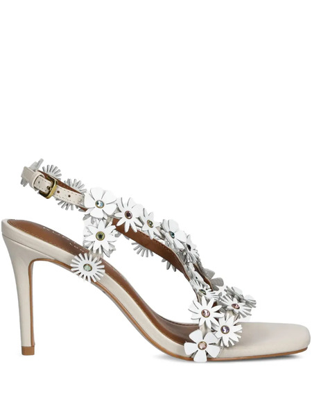  Kurt Geiger London Floral-appliqué Pumps - White 