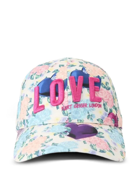  Kurt Geiger London Floral-patterned Baseball Cap - Neutrals 