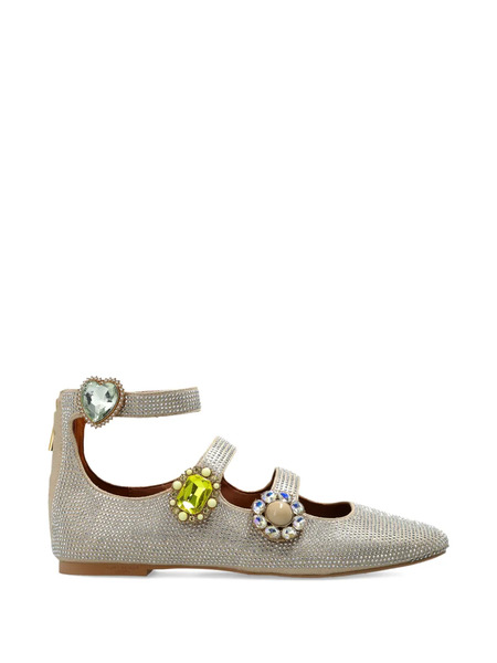  Kurt Geiger London Gladiator Embellished Strappy Pumps - Neutrals 