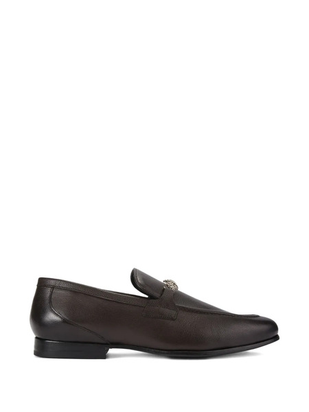  Kurt Geiger London Grained Horsebit Loafers - Brown 